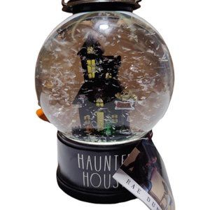 Rae Dunn Halloween Snow globe Haunted House Latern Style Halloween Decor